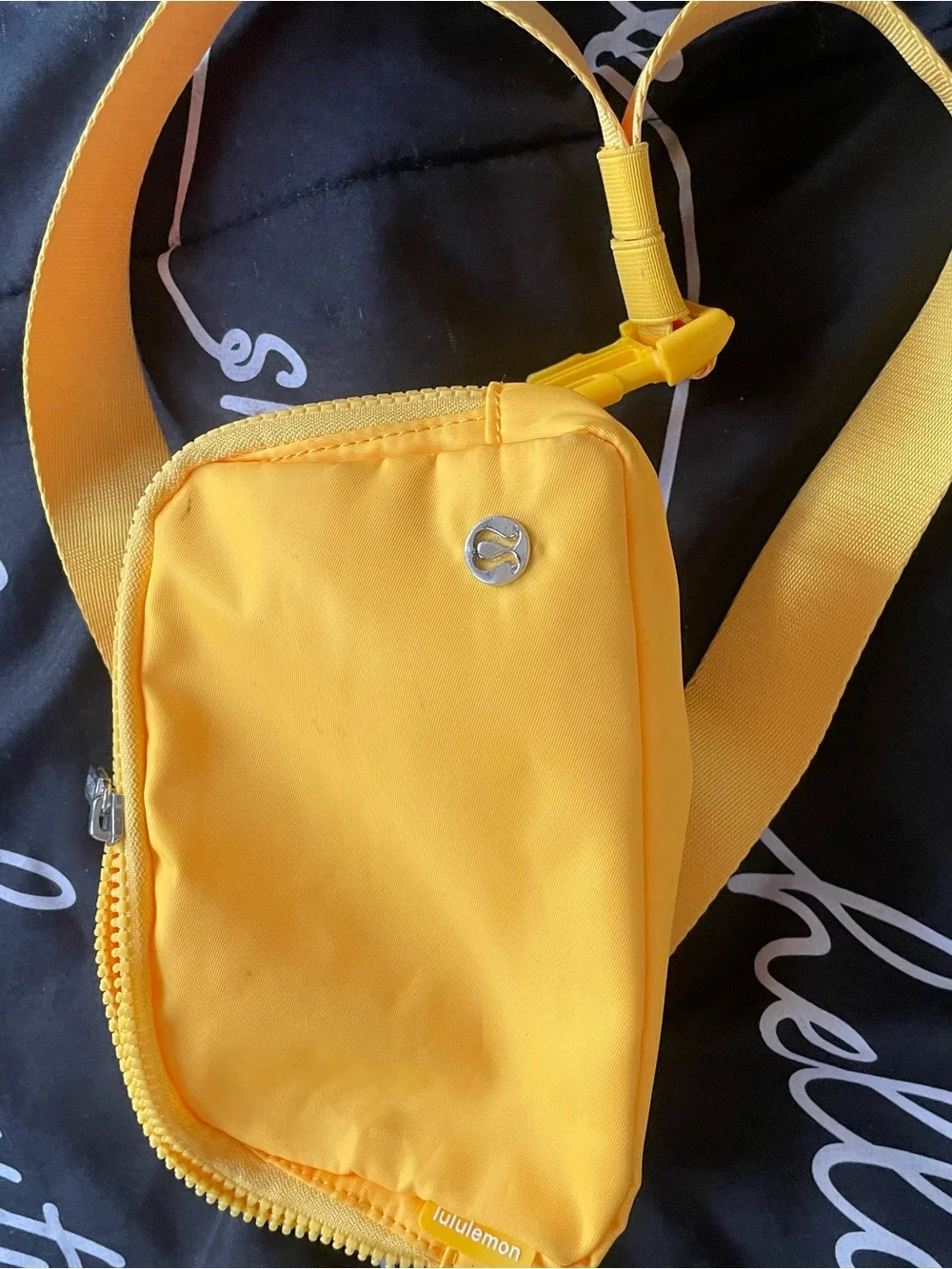 lululemon athletica Small Yellow Crossbody Pouch